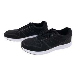 Weatherproof Vintage Russell Men's Sneaker Size 9 Black Lace-Up Casual Canvas